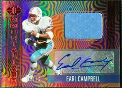 Earl Campbell #IJ-EC Football Cards 2021 Panini Illusions Immortalized Jersey Autographs Prices