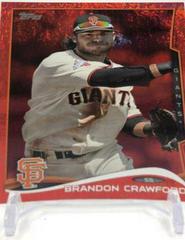 Brandon Crawford [Red Hot Foil] Baseball Cards 2014 Topps Prices