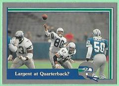 Largent at Quarterback? #59 Football Cards 1989 Pacific Steve Largent Prices