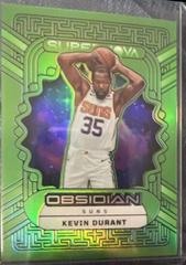 Kevin Durant [Green Flood] #8 Basketball Cards 2022 Panini Obsidian Supernova Prices