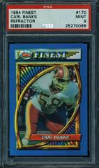 Carl Banks [Refractor] #170 Football Cards 1994 Topps Finest Prices
