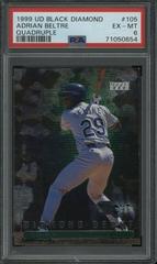 Adrian Beltre [Quadruple] Baseball Cards 1999 Upper Deck Black Diamond Prices