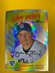 Jake Peavy [Black Border Refractor] #C136 Baseball Cards 2008 Topps Heritage Chrome Prices
