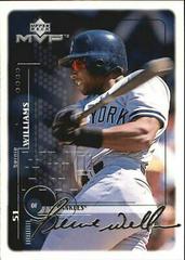 Bernie Williams #140 Baseball Cards 1999 Upper Deck MVP Prices