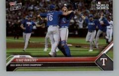 Texas Rangers Baseball Cards 2023 Topps Now World Series Champions Prices