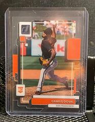 Camilo Doval [Blue] #24 Baseball Cards 2022 Panini Chronicles Clearly Donruss Prices