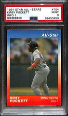 Kirby Puckett [Info 1] Baseball Cards 1991 Star All Stars Prices