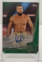 Andrade [Green] Wrestling Cards 2019 Topps WWE Money in the Bank Autographs Prices
