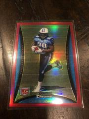 Chris Johnson [Red Refractor] Football Cards 2008 Bowman Chrome Prices
