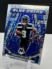 Kenneth Walker III [No Huddle Silver] Football Cards 2022 Panini Mosaic Blue Chips Prices