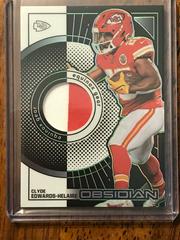 Clyde Edwards Helaire [Green] #EG-CEH Football Cards 2022 Panini Obsidian Equinox Gear Prices
