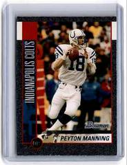 Peyton Manning [Silver] #100 Football Cards 2002 Bowman Prices