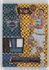 Gordon Hayward [Gold Prizm] Basketball Cards 2021 Panini Select Selective Swatches Prices