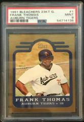 Frank Thomas [Auburn Tigers] #1 Baseball Cards 1991 Bleachers 23KT Gold Prices