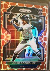 Julio Rodriguez [Giraffe Prizm] #40 Baseball Cards 2022 Panini Prizm Prices