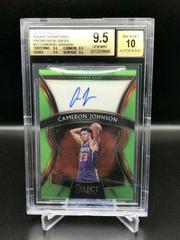 Cameron Johnson [Neon Green Prizm] Basketball Cards 2019 Panini Select Rookie Signatures Prices