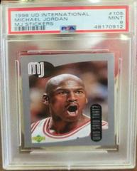Michael Jordan #105 Basketball Cards 1998 Upper Deck International MJ Stickers Prices