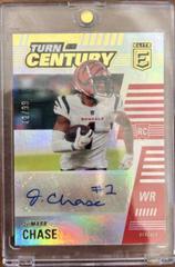 Ja'Marr Chase #TOC-JCH Football Cards 2021 Panini Chronicles Turn of the Century Autographs Prices
