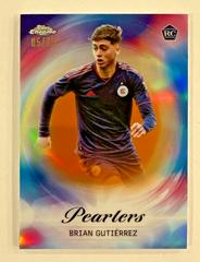 Brian Gutierrez [Orange] #P-25 Soccer Cards 2023 Topps Chrome MLS Pearlers Prices