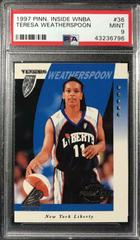 Teresa Weatherspoon #36 Basketball Cards 1997 Pinnacle Inside WNBA Prices