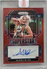 Alexa Bliss [Red Prizm] Wrestling Cards 2022 Panini Prizm WWE Superstar Autographs Prices