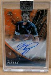Mike Piazza [Orange] #TEK-MP Baseball Cards 2022 Topps Clearly Authentic Tek Autographs Prices
