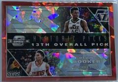 Donovan Mitchell, Devin Booker [Red Cracked Ice] Basketball Cards 2019 Panini Contenders Optic Historic Picks Prices