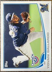 Yovani Gallardo #21 Baseball Cards 2013 Topps Opening Day Prices