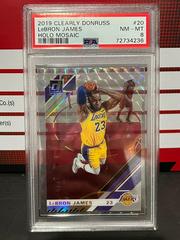 LeBron James [Holo Silver] #20 Basketball Cards 2019 Panini Clearly Donruss Prices