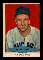 Ralph Kiner Baseball Cards 1954 Red Heart Prices