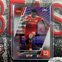Taiwo Awoniyi [Purple Refractor] Soccer Cards 2021 Topps Chrome Bundesliga Prices