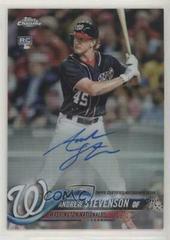Andrew Stevenson [Refractor] #RA-AS Baseball Cards 2018 Topps Chrome Rookie Autograph Prices