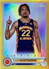 Cam Whitmore [Gold] #12 Basketball Cards 2022 Topps Chrome McDonald's All-American Prices