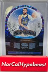 Stephen Curry [Blue] #4 Basketball Cards 2023 Panini Crown Royale Sno Globe Prices
