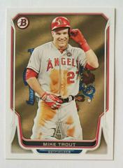 Mike Trout [State and Hometown] #168 Baseball Cards 2014 Bowman Prices
