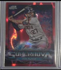 Jose Altuve [Red Flare] Baseball Cards 2022 Topps Cosmic Chrome Supernova Prices
