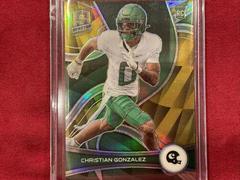 Christian Gonzalez [Gold] #14 Football Cards 2023 Panini Chronicles Draft Picks Spectra Prices