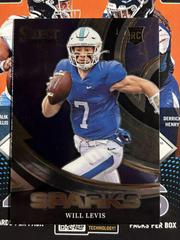 Will Levis #SPR-WL Football Cards 2023 Panini Select Draft Picks Sparks Prices