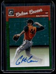 Colton Cowser [Green Stars] Baseball Cards 2023 Panini Donruss Optic Retro 1990 Signatures Prices