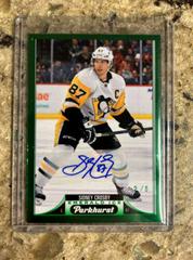 Sidney Crosby [Emerald Ice Autograph Achievements] Hockey Cards 2022 Parkhurst Prices