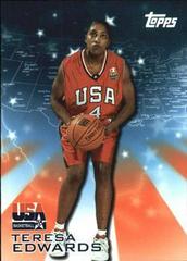 Teresa Edwards #20 Basketball Cards 2000 Topps Team USA Basketball Prices