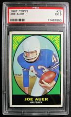 Joe Auer #79 Football Cards 1967 Topps Prices