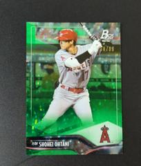 Shohei Ohtani [Green Icy Foil] Baseball Cards 2021 Bowman Platinum Prices
