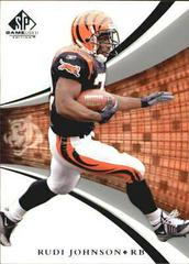 Rudi Johnson #21 Football Cards 2004 SP Game Used Prices