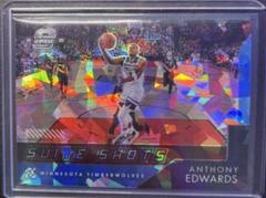 Anthony Edwards [Blue Ice] Basketball Cards 2021 Panini Contenders Optic Suite Shots Prices