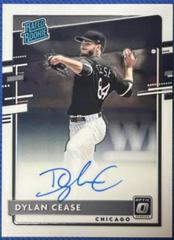 Dylan Cease #RRS-DC Baseball Cards 2020 Panini Donruss Optic Rated Rookies Signatures Prices