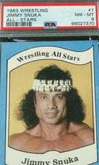 Jimmy Snuka Wrestling Cards 1983 Wrestling All Stars Prices