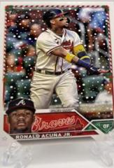 Ronald Acuna Jr. Baseball Cards 2023 Topps Holiday Prices