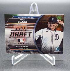 Max Clark [Refractor] #BDN-8 Baseball Cards 2023 Bowman Draft Night Prices