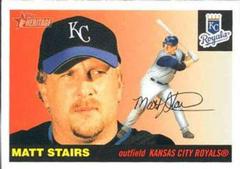 Matt Stairs #365 Baseball Cards 2004 Topps Heritage Prices